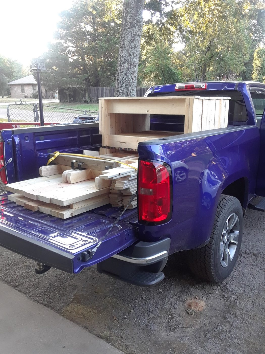 Beds loaded for delivery